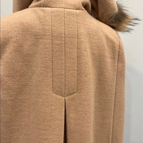 CAPE COAT CAMEL COLOR - Picture 9 of 11